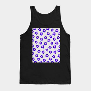 Blue flowers Tank Top